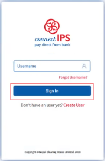 Connect IPS Login Self-Verification