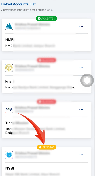 Connect IPS Pending Account
