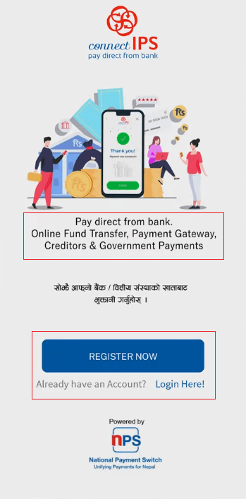 Connect IPS Register