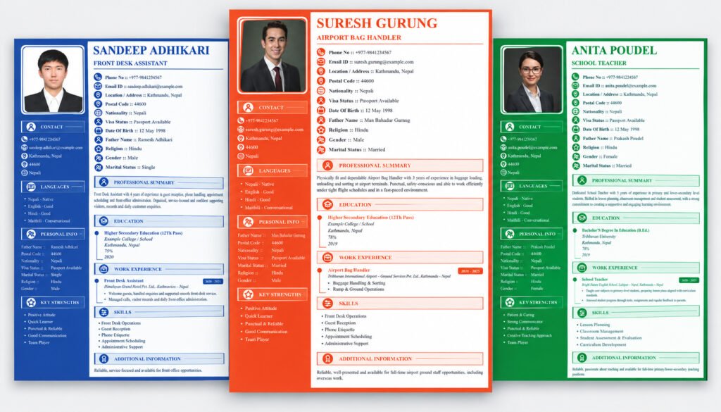 Free Online Professional/Simple CV/Resume Maker Free Online Professional/Simple CV/Resume Builder